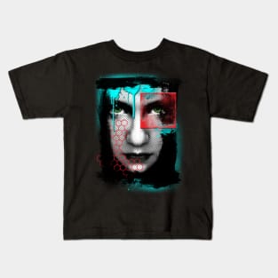 A Girl... An abstract reflection. Kids T-Shirt